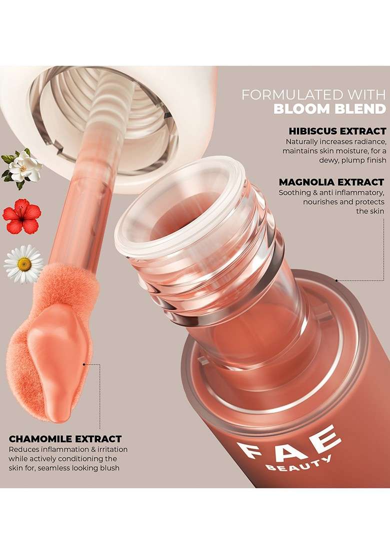 Fae Beauty Lush Serum Like Finish 8H Long Wear Creamy Liquid Blush 5 5Ml Silly 02 - Indya