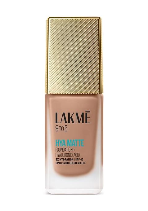 Lakme 9To5 Hya Matte Foundation With Hyaluronic Acid Spf40 25Ml Cool Mocha