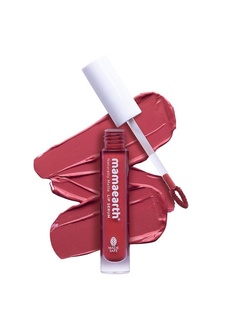 Mamaearth Naturally Matte Lip Serum With Liquid Lipstick 3Ml