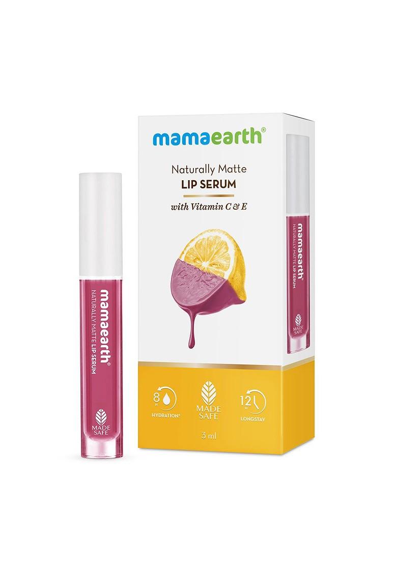 Mamaearth Pink Naturally Matte Liquid Lipstick With Vitamin C E 3Ml