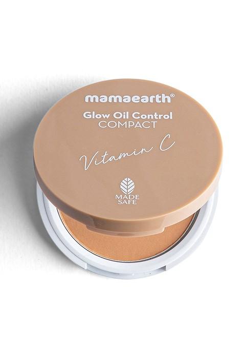 Mamaearth Glow Oil Control Spf 30 Compact With Vitamin C Turmeric Almond 04
