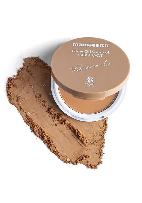Mamaearth Glow Oil Control Spf 30 Compact With Vitamin C Turmeric Almond 04