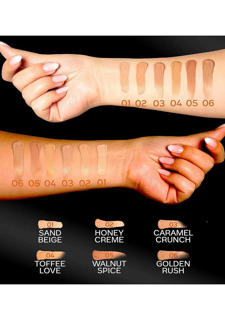 Faces Canada 12 Hr Stay Flawless Finish Ultime Pro Hd Concealer 3 8 Ml Caramel Crunch 03 - Indya