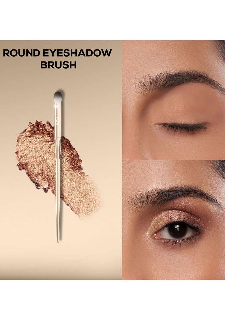 Renee Pro Round Eyeshadow Brush Golden - Indya