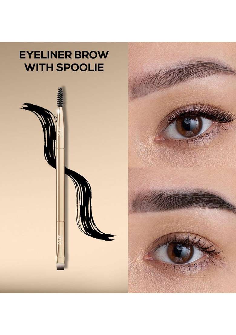 Renee Pro Eyebrow Brush With Spoolie Golden - Indya