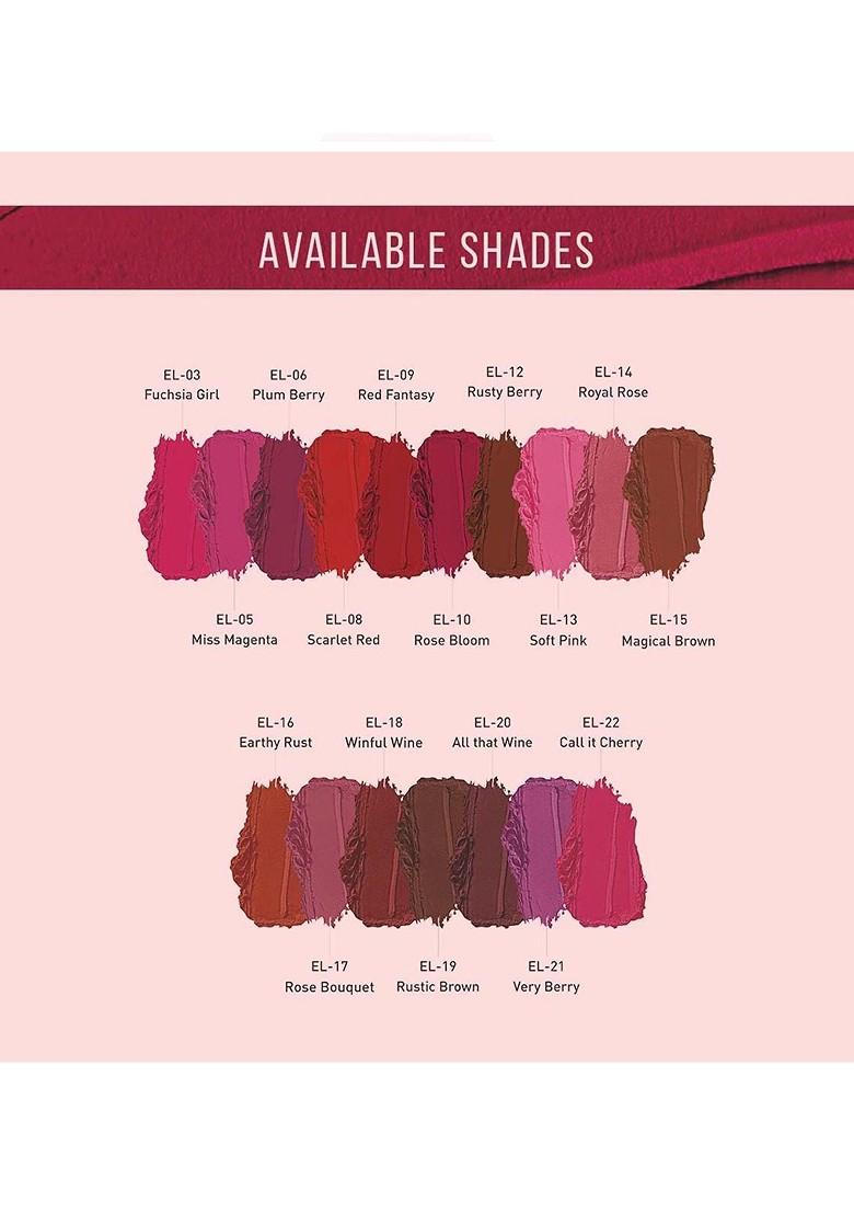 Lotus Make Up Ecostay Vitamin E Matte Liquid Lipstick 4 G Soft Pink El13