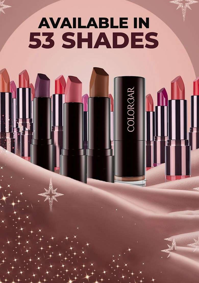 Colorbar Velvet Matte Lipstick With Vitamin E 4 2G Pink Hearts 115 - Indya