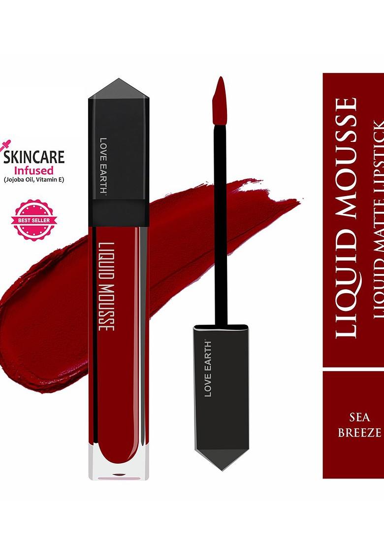Love Earth Liquid Mousse Matte Lipstick 6Ml Sea Breeze 127
