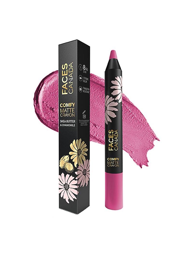 Faces Canada Comfy Matte Creamy Crayon Lipstick 2 8G Pink Me Up 08