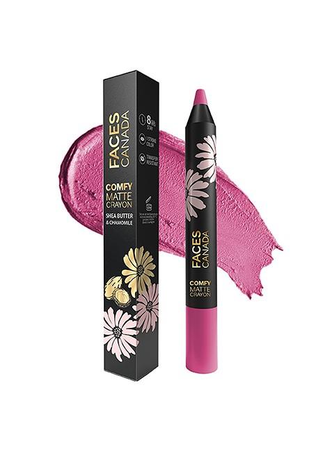 Faces Canada Comfy Matte Creamy Crayon Lipstick 2 8G Pink Me Up 08