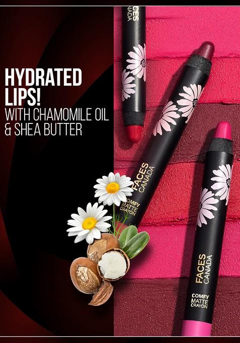 Faces Canada Comfy Matte Creamy Crayon Lipstick 2 8G Pink Me Up 08