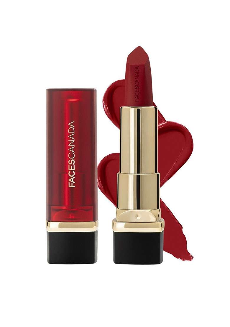 Faces Canada Intense Color 8 Hr Stay Comfy Matte Creme Lipstick 4 2 G Over And Out 04 - Indya