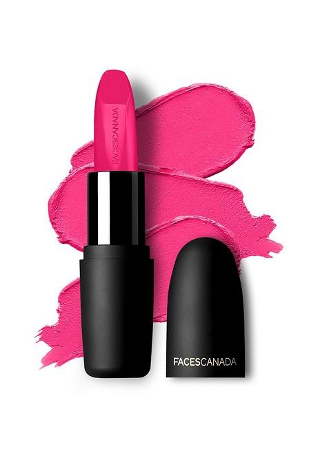Faces Canada Weightless Matte Finish Hydrating Lipstick With Almond Oil Fuschia Wave 02