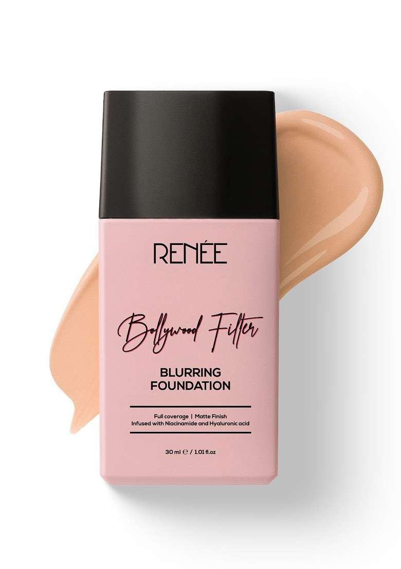 Renee Bollywood Filter Matte Blurring Foundation With Niacinamide 30 Ml Fudge Veil 05 - Indya