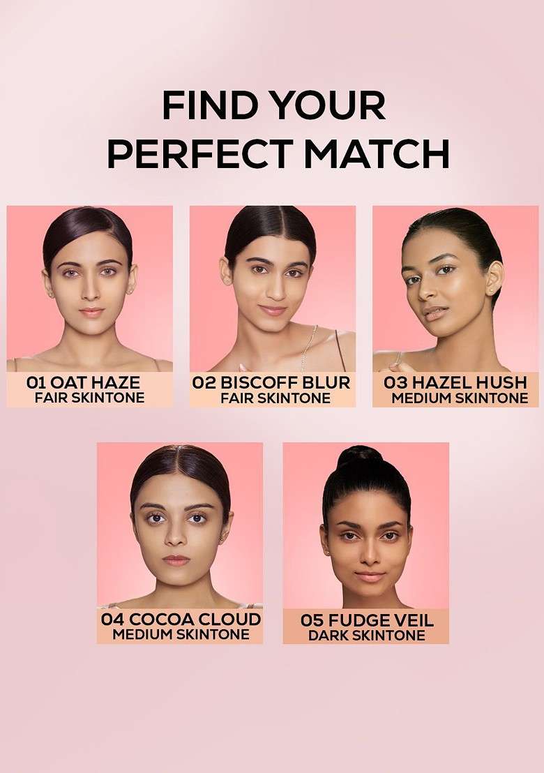 Renee Bollywood Filter Matte Blurring Foundation With Niacinamide 30 Ml Fudge Veil 05 - Indya