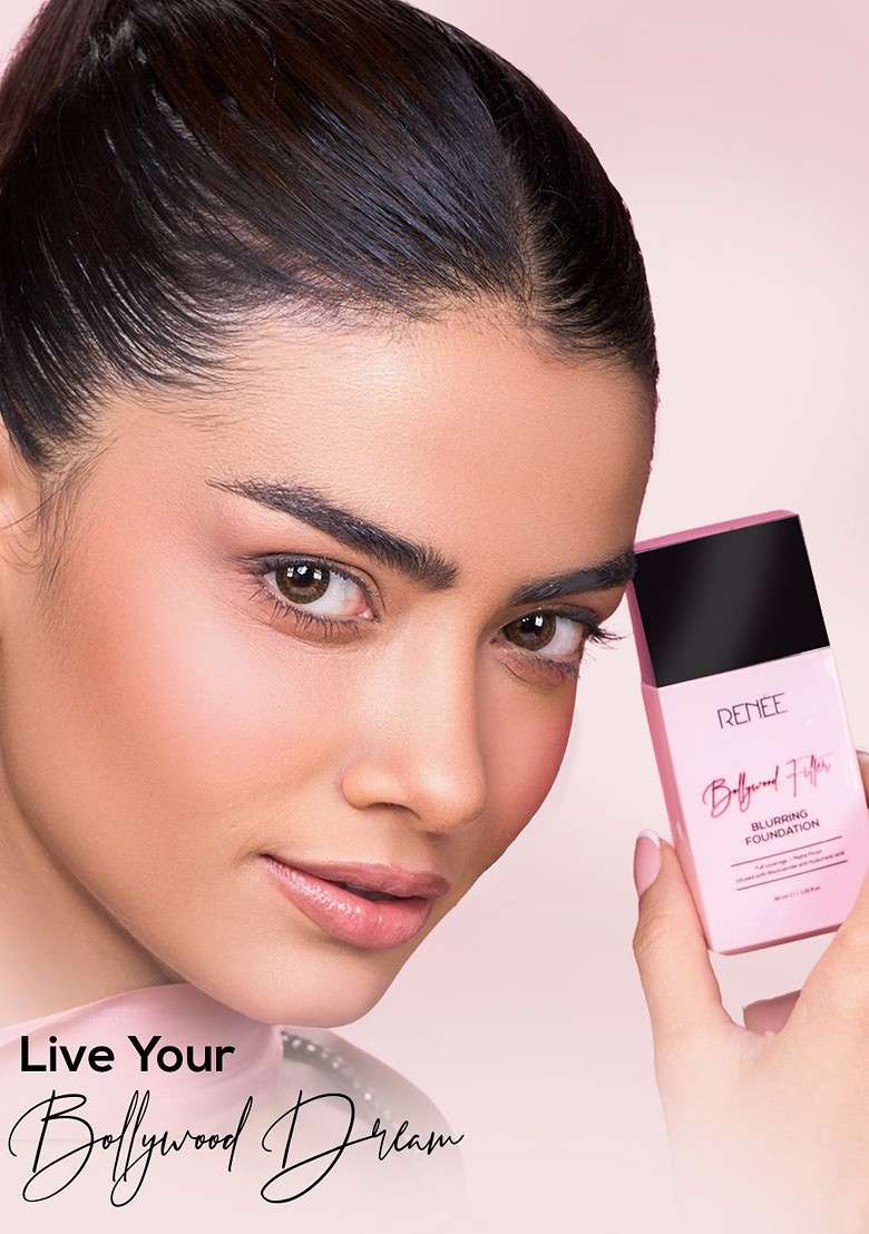 Renee Bollywood Filter Matte Blurring Foundation With Niacinamide 30 Ml Fudge Veil 05 - Indya