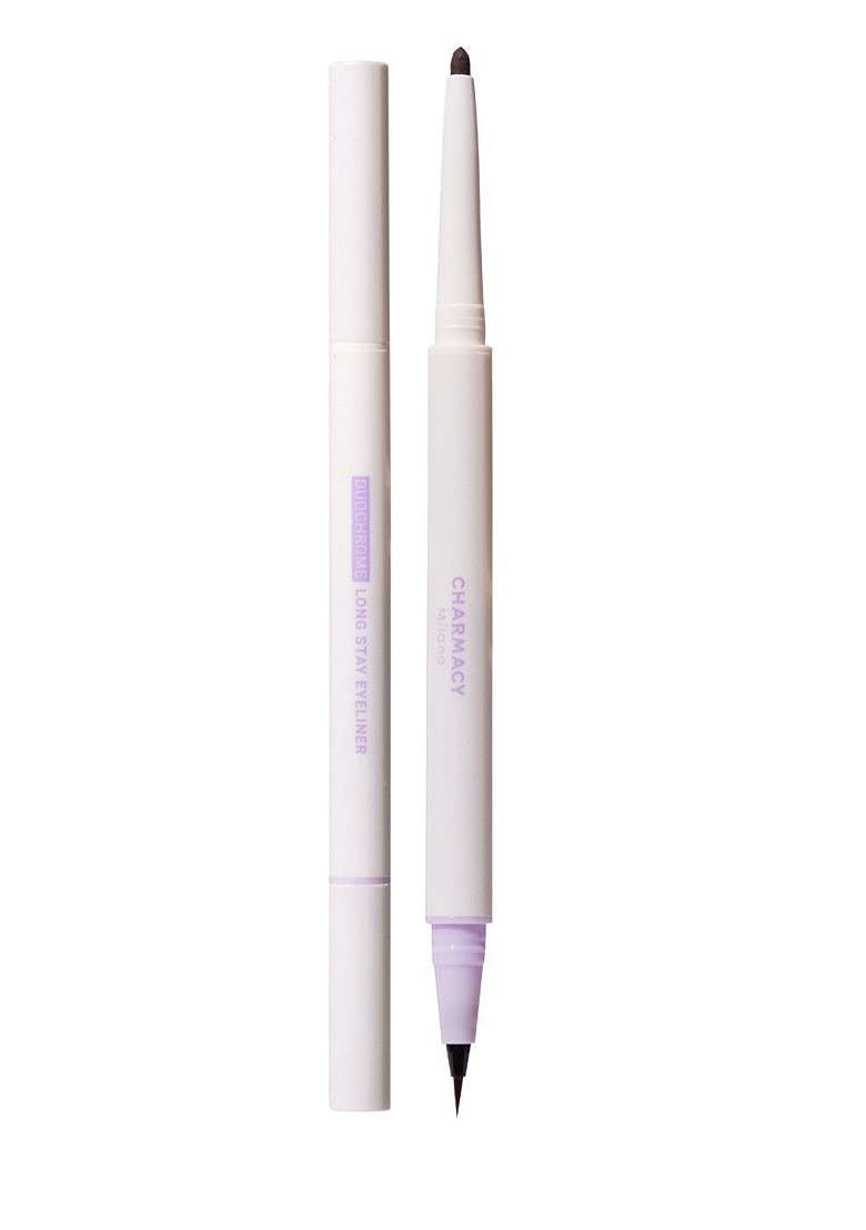 Charmacy Milano Duo Drama Long Stay Smudge Proof Eyeliner 0 27 G Shade 14 - Indya