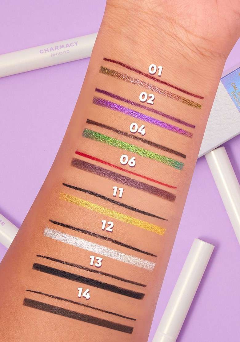 Charmacy Milano Duo Drama Long Stay Smudge Proof Eyeliner 0 27 G Shade 11 - Indya