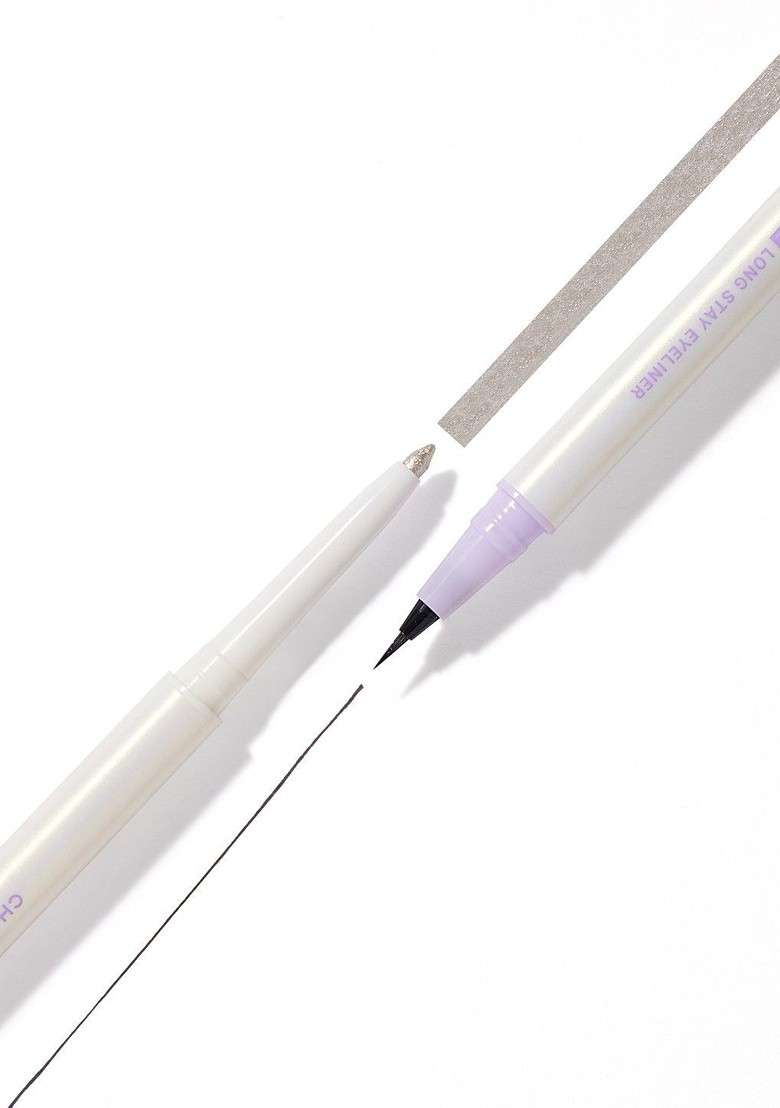Charmacy Milano Duo Drama Long Stay Smudge Proof Eyeliner 0 27 G Shade 12 - Indya