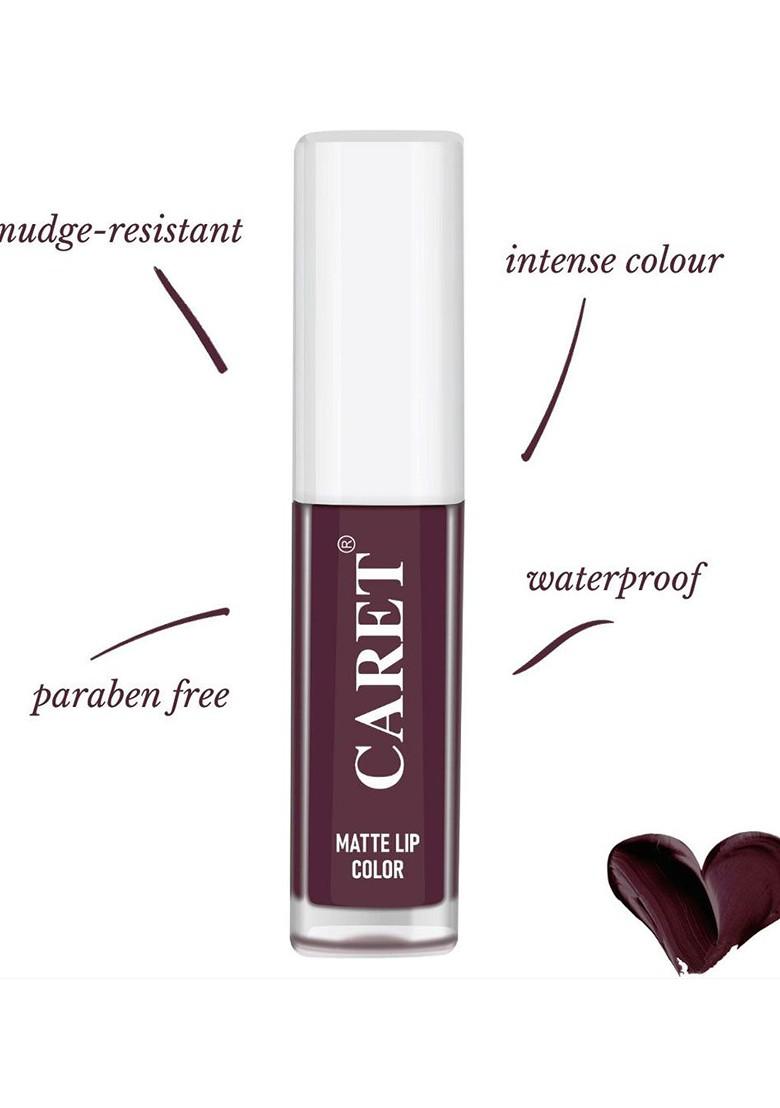 Caret Organic Set Of 3 Super Pigmented Liquid Matte Lipsticks 6 Ml Shade 8 7