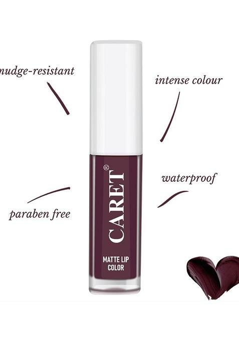 Caret Organic Set Of 3 Super Pigmented Liquid Matte Lipsticks 6 Ml Shade 8 7