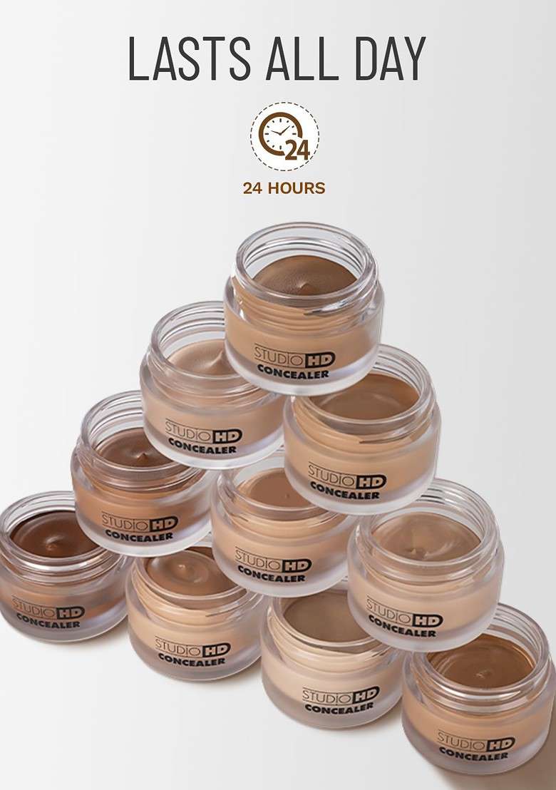 Pac Long Wearing Studio Hd Concealer 12 G 3 Am Latte - Indya