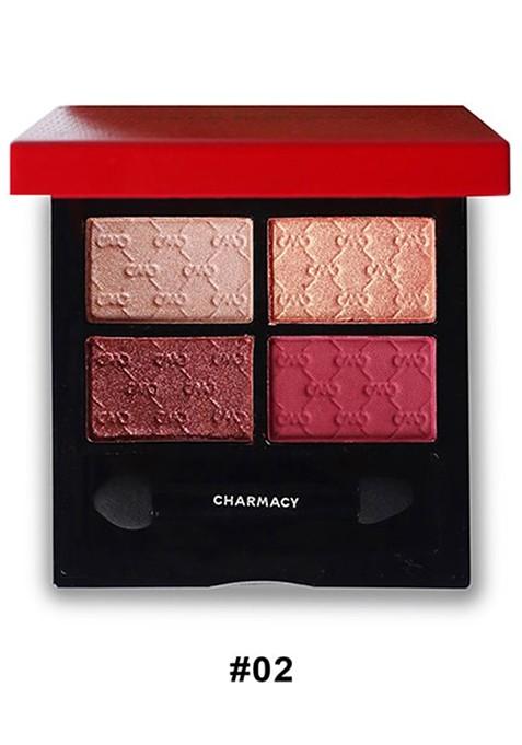 Charmacy Milano Gradient Metallic Soft Texture Vegan Mini Eyeshadow Palette 7 2G 02