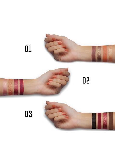 Charmacy Milano Gradient Metallic Soft Texture Vegan Mini Eyeshadow Palette 7 2G 02