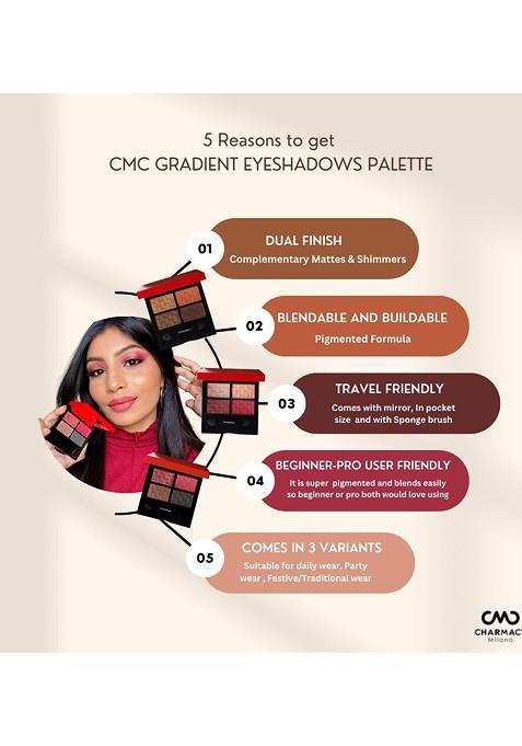 Charmacy Milano Gradient Metallic Soft Texture Vegan Mini Eyeshadow Palette 7 2G 02