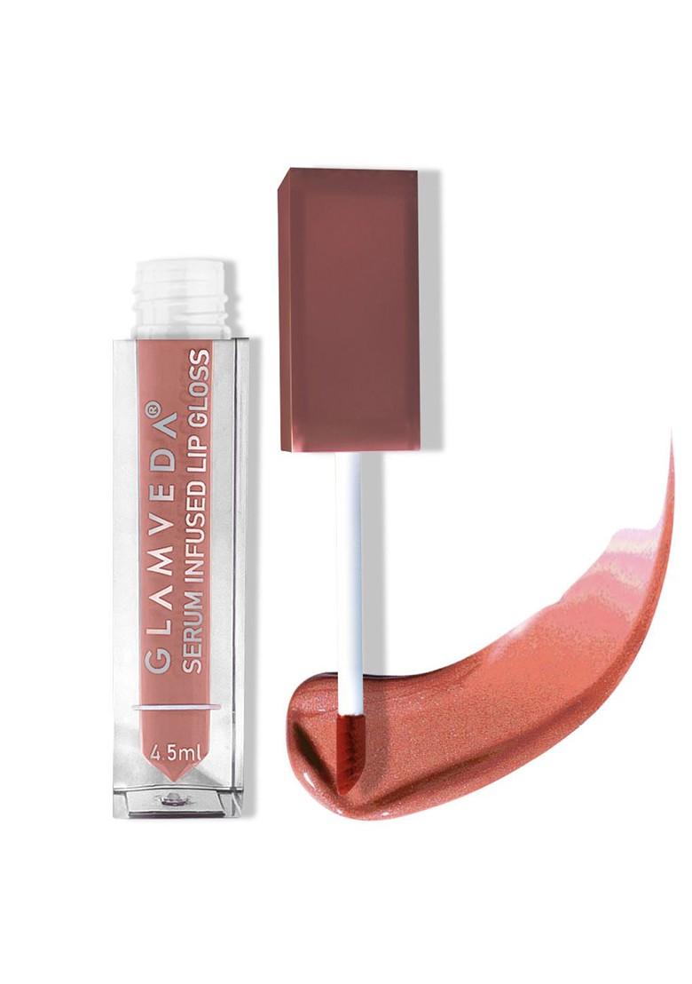 Glamveda High Shine Serum Infused Lip Gloss With Vitamin E Cocoa 4 5 Ml Moon 113