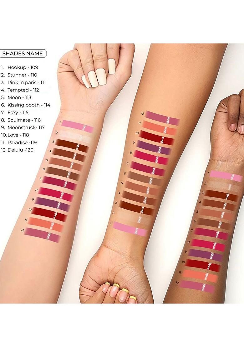 Glamveda High Shine Serum Infused Lip Gloss With Vitamin E Cocoa 4 5 Ml Moon 113