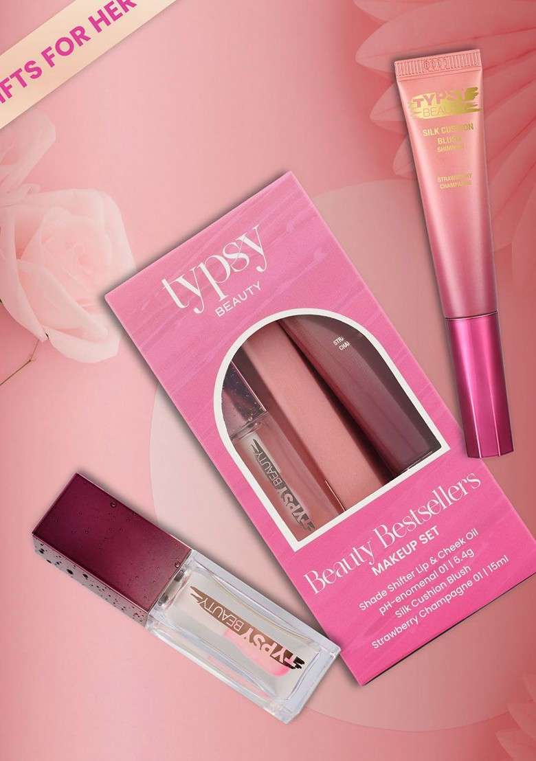 Typsy Beauty Set Of Shifter Lip Cheek Oil With Blush 6 4G 15Ml - Indya