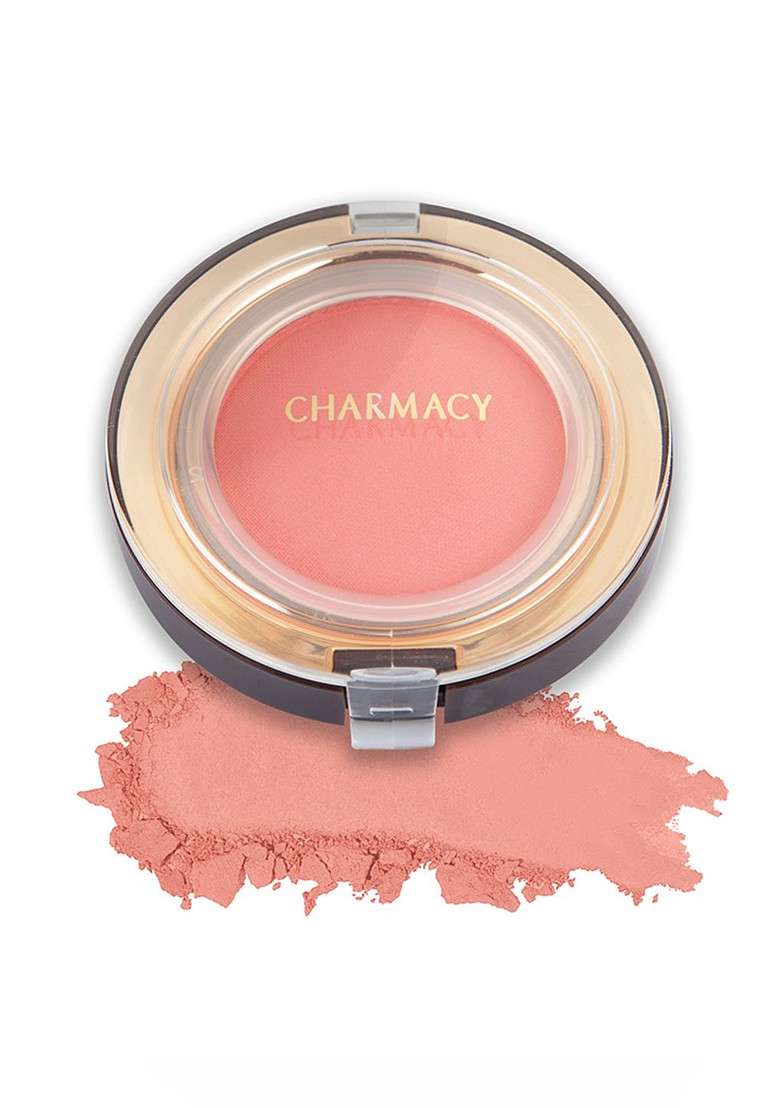 Charmacy Milano Cheek Velvet Soft Vegan Toxin Free Pressed Powder Enhancer 4G Pink 01 - Indya