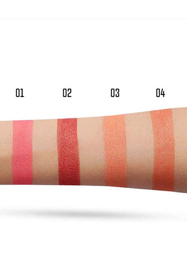 Charmacy Milano Cheek Velvet Soft Vegan Toxin Free Pressed Powder Enhancer 4G Pink 01 - Indya