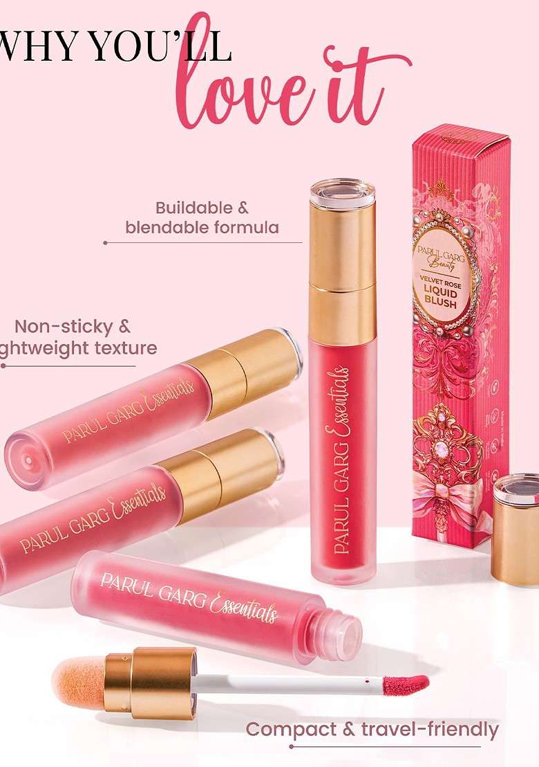 Parul Garg Velvet Rose Liquid Blush 3 Ml Pink Charm - Indya