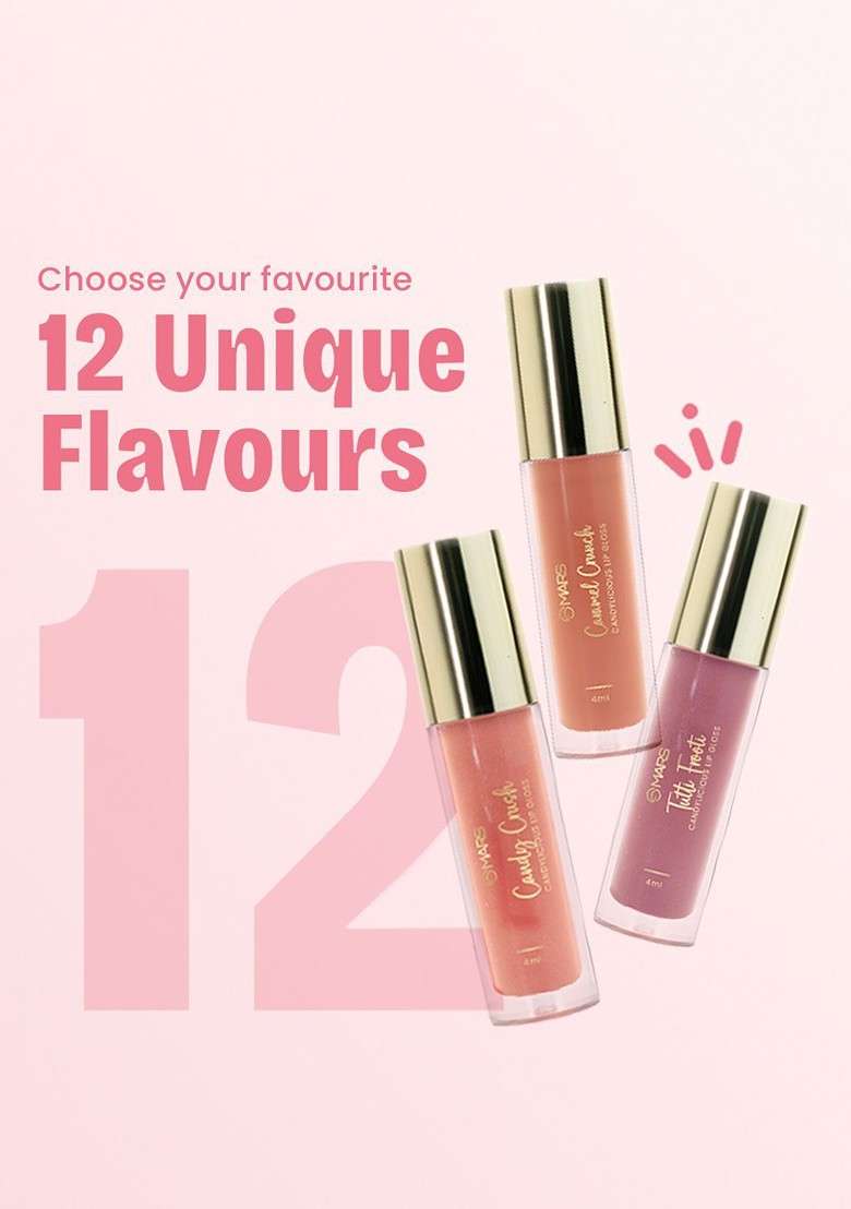 Mars Candylicious Non Sticky Tinted Lip Gloss 4Ml Berry Burst 12 - Indya