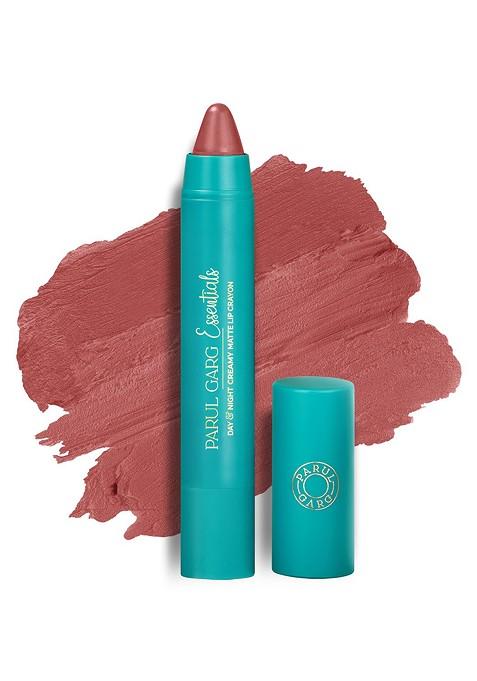 Parul Garg Creamy Matte Lip Crayon Rich Pigment Superstar Natural Warm Brown