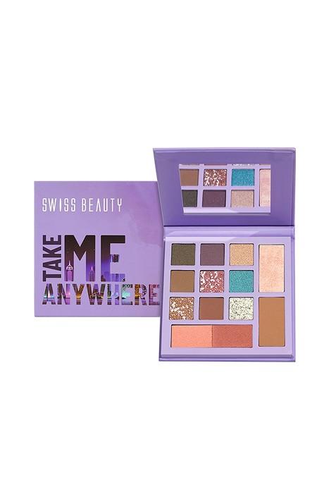 Swiss Beauty Take Me Anywhere Highly Pigmented Face And Eye Palette 12G Day Off