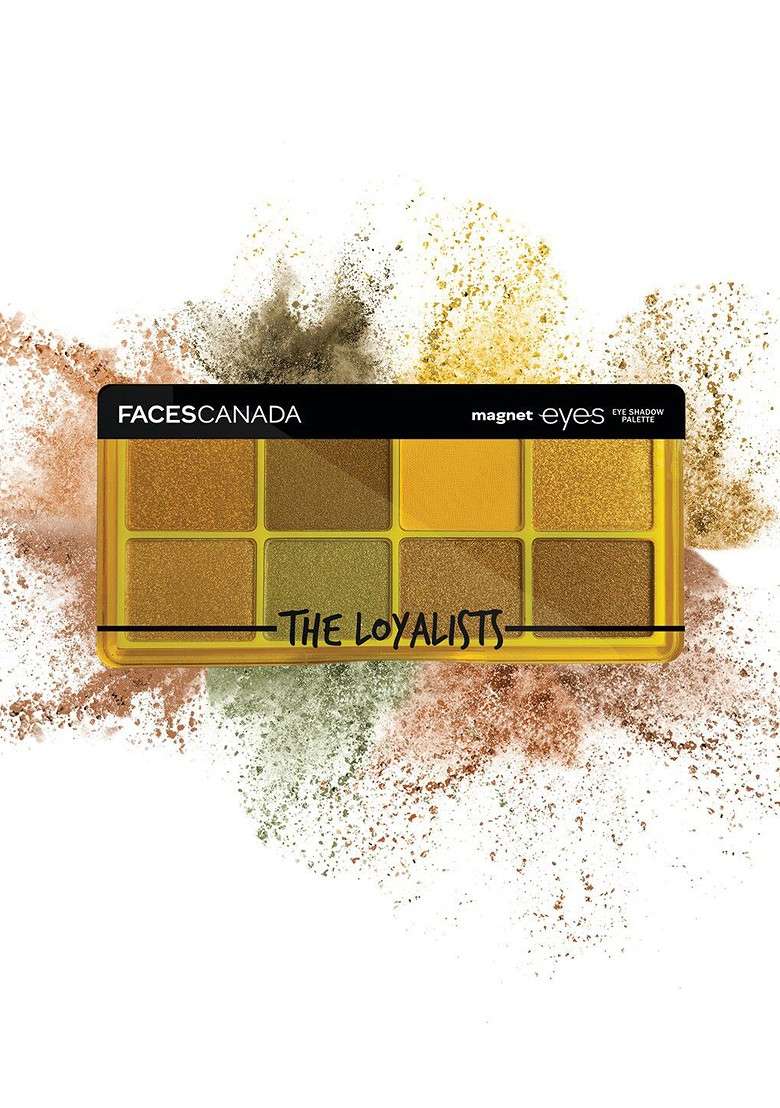 Faces Canada Magnet Eyes Intensely Pigmented 8 In 1 Eyeshadow Palette 6 4G The Loyalists - Indya