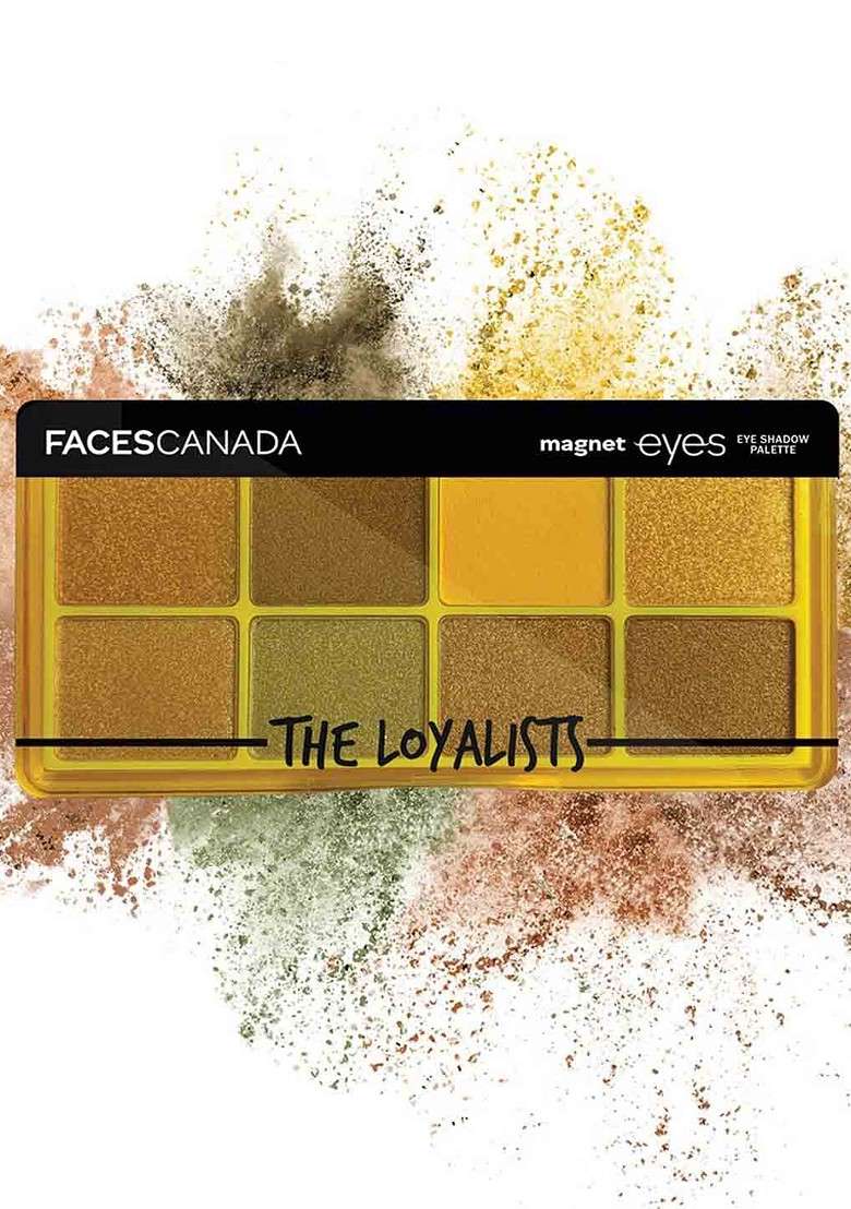 Faces Canada Magnet Eyes Intensely Pigmented 8 In 1 Eyeshadow Palette 6 4G The Loyalists - Indya