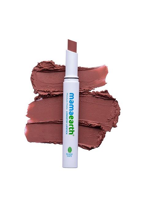 Mamaearth Moisture Matte Longstay Lipstick Espresso Brown 09