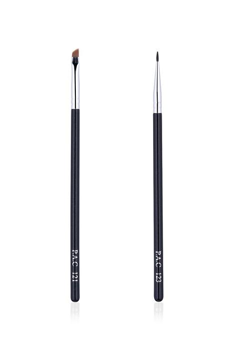 Pac Eyeliner Synthetic Fiber Brush Combo 121 123