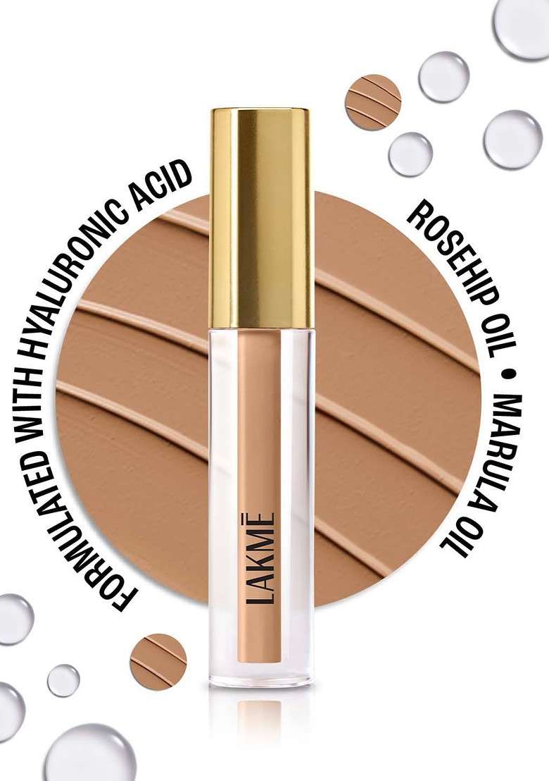 Lakme 9To5 Hya Matte Liquid Concealer With Hyaluronic Acid Rosehip Oil 2Ml Cinnamon - Indya