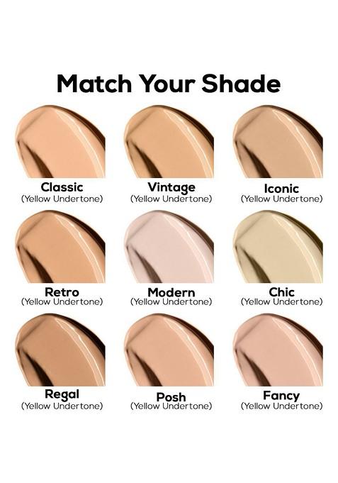 Renee Face Base Non Sticky Serum Foundation With Spf 15 Protection 20Ml Posh 08