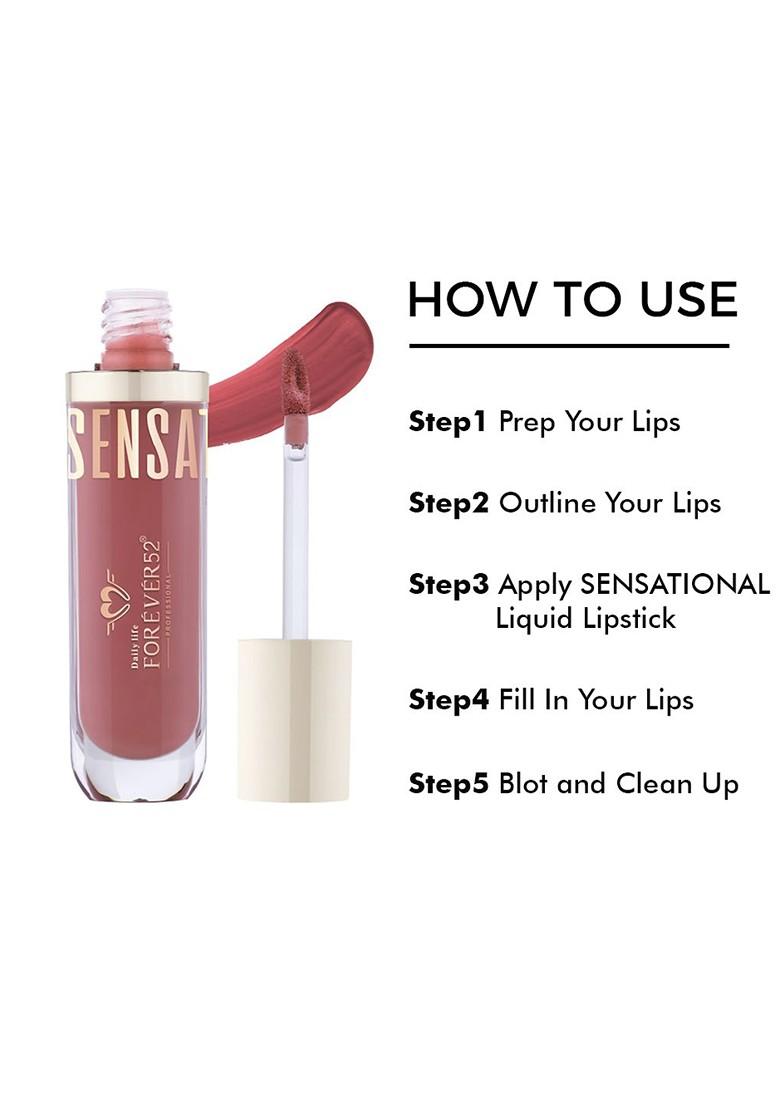 Daily Life Forever52 Sensational Long Lasting Liquid Lipstick 6Ml Sepia Brown 009