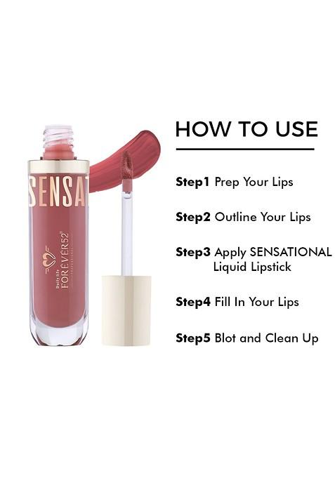 Daily Life Forever52 Sensational Long Lasting Liquid Lipstick 6Ml Sepia Brown 009