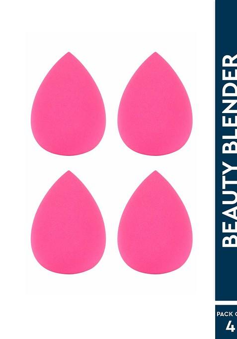 Gubb Set Of 4 Latex Free Beauty Blending Sponge Bright Pink