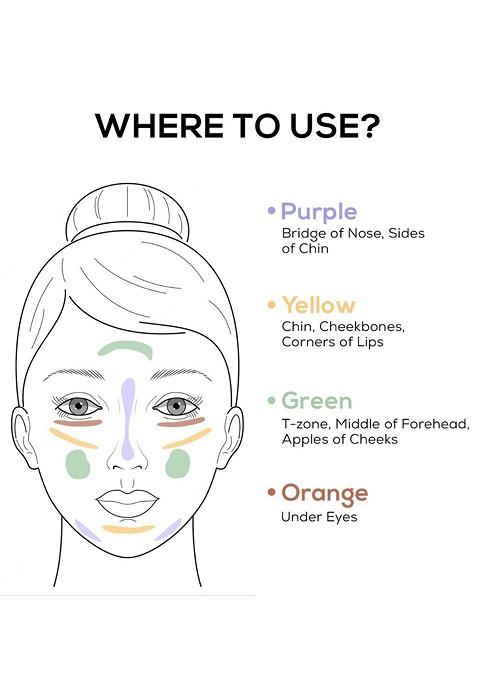 Renee Addict Conceal Correct Concealer To Blur Paleness Yellowness 2 5Ml Purple