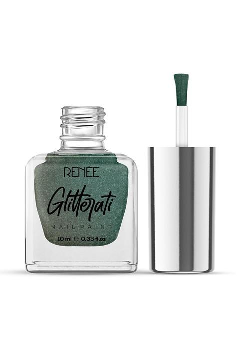 Renee Glitterati Nail Paint 10Ml Enchanted Fern