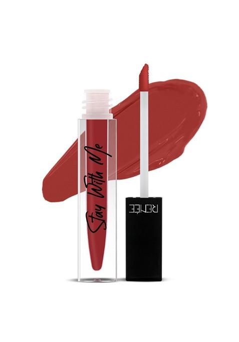 Renee Stay With Me Matte Vegan Lip Color Vitamin E Shea Butter 5Ml Mad For Maroon